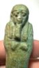 Picture of   Ancient Egypt. FAIENCE USHABTI . LATE PERIOD. 600 - 300  B.C.  GOOD SIZE