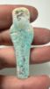 Picture of ANCIENT EGYPT. 26TH DYNASTY. FAIENCE USHABTI. 600 - 300 B.C . DEMOTIC INSCRIPTION ON BACK