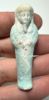 Picture of ANCIENT EGYPT. 26TH DYNASTY. FAIENCE USHABTI. 600 - 300 B.C . DEMOTIC INSCRIPTION ON BACK