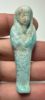 Picture of ANCIENT EGYPT. 26TH DYNASTY. FAIENCE USHABTI. 600 - 300 B.C  DEMOTIC INSCRIPTION ON BACK