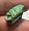 Picture of  ANCIENT EGYPT.  FAIENCE BUTTON SCARAB.  600 - 300 B.C