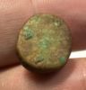Picture of  ANCIENT EGYPT. FAIENCE BEAD /  SCARABOID. BES? .  600 - 300 B.C