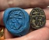Picture of  ANCIENT EGYPT. NEW KINGDOM STONE SCARAB WITH THE NAME OF QUEEN HATSHEPSUT.  14 - 13th  CENTURY B.C