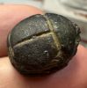 Picture of  ANCIENT EGYPT. NEW KINGDOM STONE SCARAB WITH THE NAME OF QUEEN HATSHEPSUT.  14 - 13th  CENTURY B.C