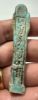 Picture of   Ancient Egypt. FAIENCE USHABTI . LATE PERIOD. 600 - 300  B.C