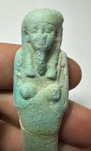 Picture of   Ancient Egypt. FAIENCE USHABTI.LATE PERIOD.  600 - 300  B.C
