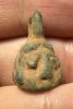 Picture of Ancient Levant. Roman Bronze Scale Weight. 3 human faces. 200 - 300 A.D