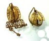 Picture of Roman. 2nd century AD. PAIR OF GOLD EARRINGS WITH STONE CAMEOS. DEPICTING FAUSTINA II?