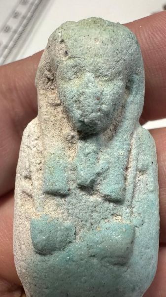 Picture of  Ancient Egypt. FAIENCE USHABTI.LATE PERIOD.  600 - 300  B.C