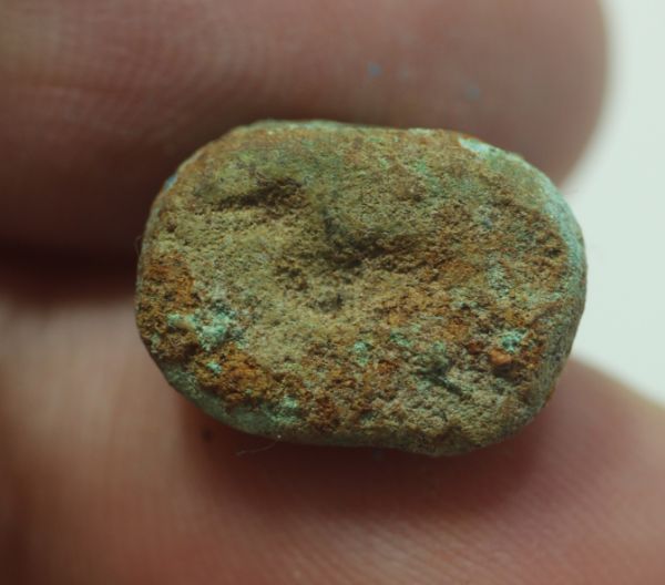 Picture of Ancient Phoenician Bronze Scarab. 500 - 400 B.C