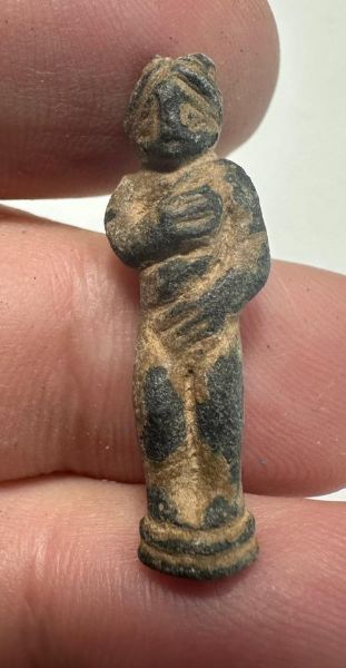 Picture of ANCIENT ROMAN BRONZE PENDANT OF TYCHE.  200 A.D  PETRA