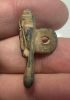 Picture of Ancient Phoenician or Egyptian  Bronze amulet two gods. 500 - 400 B.C