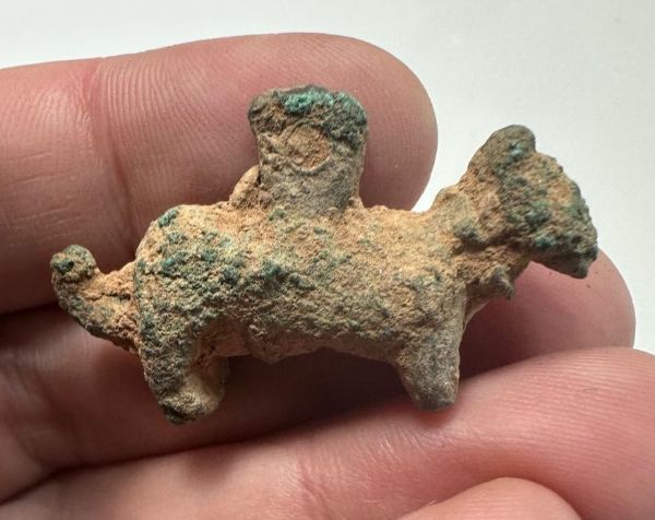 Picture of Ancient IRON AGE BRONZE FIGURE OF A DOG? 700 - 600 B.C