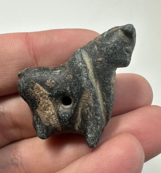 Picture of Ancient LEVANT . STONE BULL AMULET 4TH - 3RD CENTURY B.C