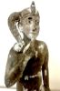 Picture of ANCIENT EGYPT. STUNNING LARGE WOOD STATUE OF HARPOCRATES . 650 - 350 B.C. LATE PERIOD