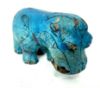 Picture of ANCIENT EGYPT. MIDDLE KINGDOM FAIENCE FIGURE OF A HIPPOPOTAMOUS .  2181-2040 BCE