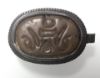 Picture of ANCIENT EGYPT. STONE AND SILVER SCARAB PENDANT. NEW KINGDOM STYLE. REVIVAL PIECE MADE IN THE LATE PERIOD . 600 - 300 B.C