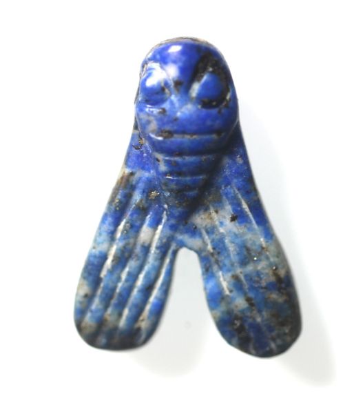 Picture of  ANCIENT EGYPT. LARGE LAPIS LAZULI FLY AMULET. 1250 B.C