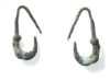Picture of ANCIENT LEVANT. CURRENCY BEFORE COINS. BRONZE SILVER PLATED EARRING. 800 - 700 B.C