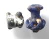 Picture of ANCIENT GLASS ROMAN BEAD AND JUG SHAPED AMULET. 200 - 300 A.D