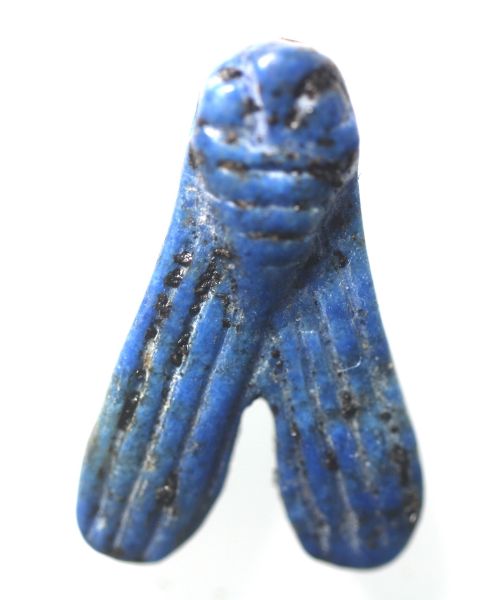 Picture of  ANCIENT EGYPT. LARGE LAPIS LAZULI FLY AMULET. 1250 B.C
