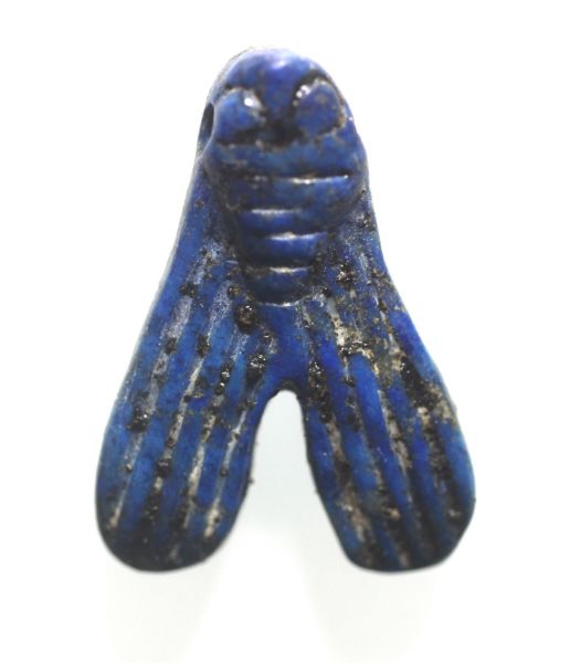 Picture of ANCIENT EGYPT. LARGE LAPIS LAZULI FLY AMULET. 1250 B.C