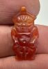 Picture of ANCIENT EGYPT. 26TH DYNASTY. BEAUTIFUL CARNELIAN BES AMULET . 600 - 300 B.C