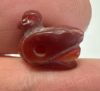 Picture of ANCIENT EGYPT. 26TH DYNASTY. BEAUTIFUL CARNELIAN DUCK AMULET . 600 - 300 B.C