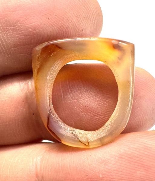 Picture of ANCIENT EGYPT. 26TH DYNASTY. BEAUTIFUL CARNELIAN RING . 600 - 300 B.C