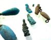 Picture of ANCIENT EGYPT. AMARNA LOT OF FAIENCE AMULETS . 15TH CENTURY B.C TIME OF KING TUTANKHAMUN 