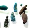 Picture of ANCIENT EGYPT. AMARNA LOT OF FAIENCE AMULETS . 15TH CENTURY B.C TIME OF KING TUTANKHAMUN 