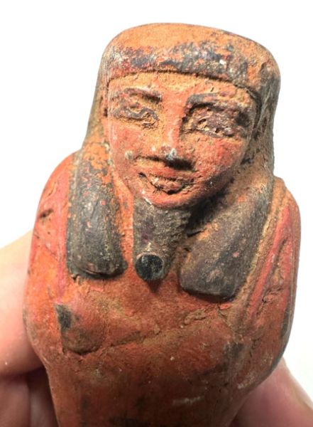 Picture of ANCIENT EGYPT. 19TH DYNASTY. NEW KINGDOM. WOOD USHABTI.  1292–1191 B.C  BEAUTIFUL QUALITY