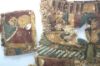 Picture of ANCIENT EGYPT. A GROUP OF CARTONNAGE  FRAGMENTS. . 600 - 300  B.C 