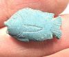 Picture of ANCIENT EGYPT. NEW KINGDOM . EGYPTIAN BLUE (FAIENCE) AMULET OF A FISH. 1400 - 1250 B.C