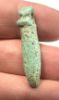 Picture of ANCIENT EGYPT. 26TH DYNASTY. FAIENCE PAPYRUS SCEPTRE AMULET. 600 - 300 B.C