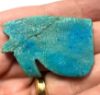 Picture of ANCIENT EGYPT. 26TH DYNASTY. FAIENCE EYE OF HORUS AMULET AMULET. 600 - 300 B.C