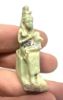Picture of ANCIENT EGYPT. 26TH DYNASTY . 600 - 300 B.C. ISIS NURNSING BABY HORUS FAIENCE AMULET