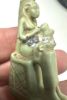 Picture of ANCIENT EGYPT. 26TH DYNASTY . 600 - 300 B.C. ISIS NURNSING BABY HORUS FAIENCE AMULET