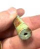 Picture of ANCIENT EGYPT. GRECO - ROMAN  FAIENCE HUGE CYLENDRICAL SHAPED BEAD. 3RD CENTURY B.C - 1ST CENTURY A.D