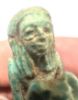 Picture of ANCIENT EGYPT. 26TH DYNASTY. FAIENCE  LADY WITH A BABOON AMULET . 600 - 300 B.C
