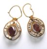 Picture of   Ancient Roman. Pair of Gold Earring with original ancient beads. 300 - 400 A.D