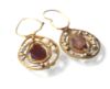 Picture of   Ancient Roman. Pair of Gold Earring with original ancient beads. 300 - 400 A.D