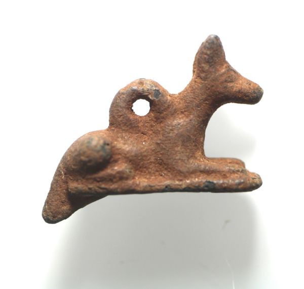 Picture of   Ancient LEVANT. BRONZE AMULET OF A JACKAL / ANUBIS. 6TH CENTURY B.C 
