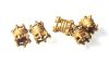 Picture of   Ancient Roman. A GROUP OF 5 GOLD SPACERS. BEAUTIFUL WORK. 300 - 400 A.D
