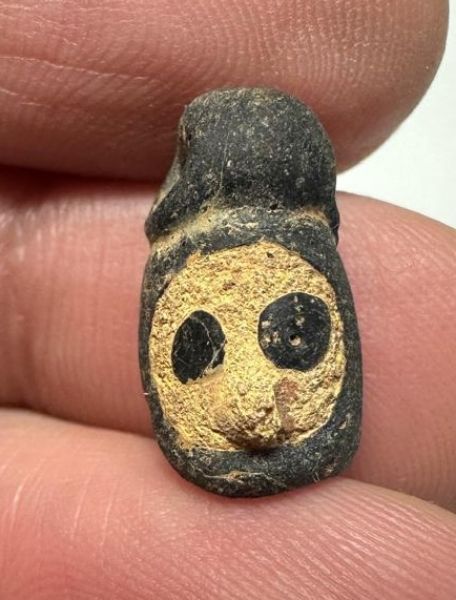 Picture of  Ancient LEVANT. Phoenician Glass Pendant of a Human Head. 6TH - 5th  CENTURY B.C 