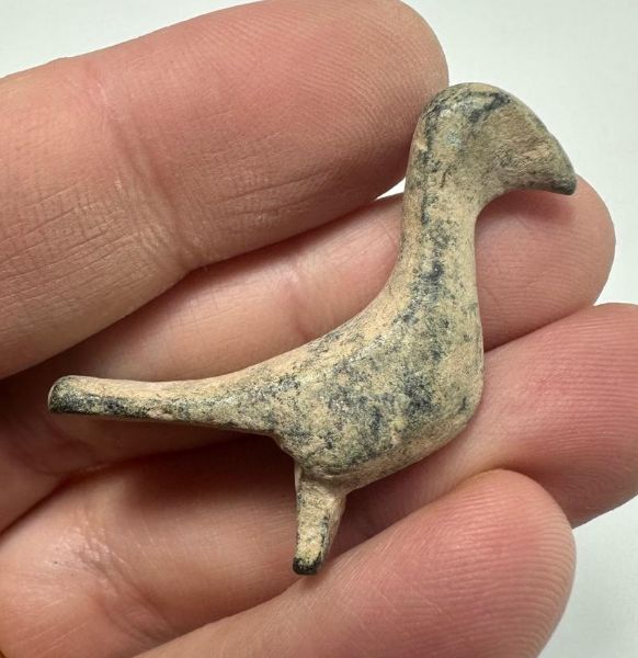 Picture of   Ancient LEVANT. ISLAMIC BRONZE MOUNT OF A DOVE. 7TH - 8TH CENTURY A.D