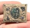 Picture of   Ancient Medieval Bronze Inlaid with Glass Belt Buckle . 1100 - 1300 A.D. Levant