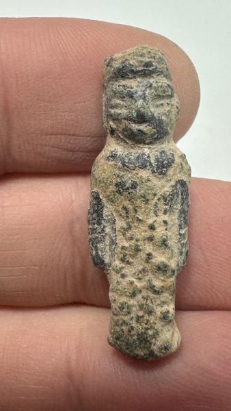 Picture of   Ancient Phoenciain Bronze Figure . Astarte? 900 - 700 B.C