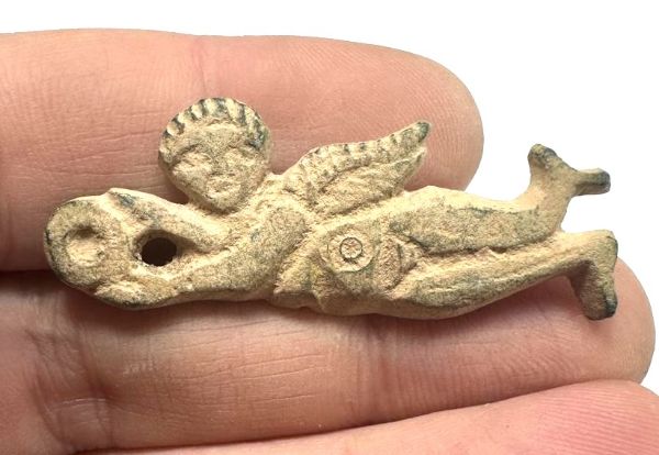 Picture of ANCIENT ROMAN. BRONZE EROS / CUPID. 100 - 300 A.D