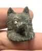 Picture of Ancient Roman Bronze Mount. Dog. glass eyes. 200 - 300 A.D
